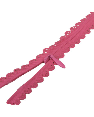 Cierre de cordones ajustable no separable - rosa fucsia