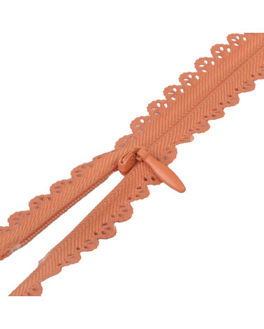 Cierre de cordones ajustable no separable - naranja