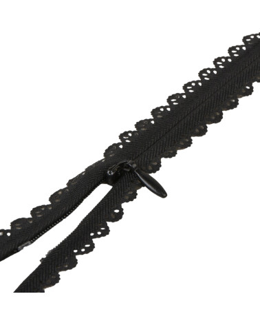 Cierre de cordones ajustable no separable - negro