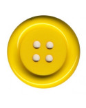 Bouton clown jaune 38mm