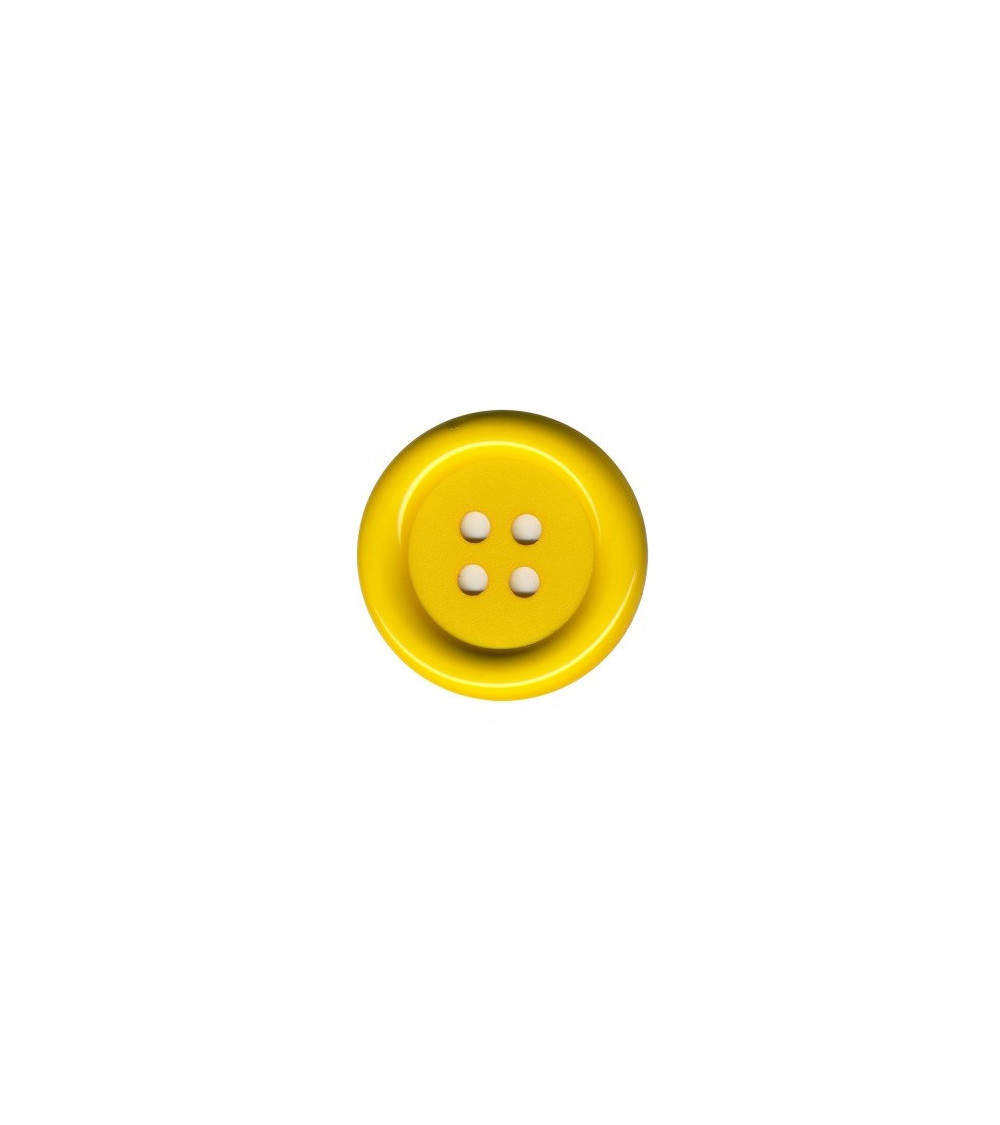 Bouton clown jaune 38mm