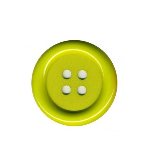 Bouton clown jaune 38mm