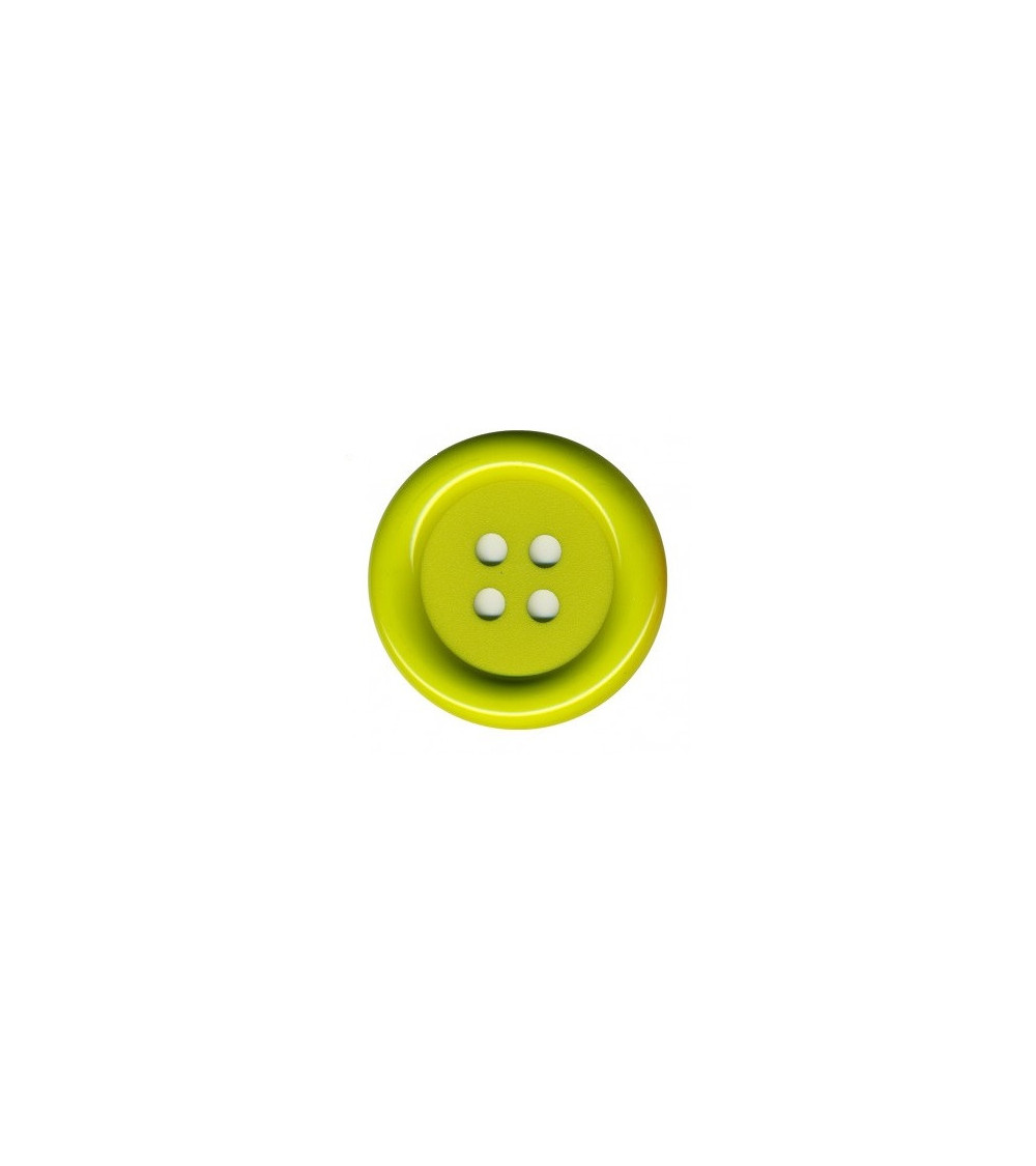 Bouton clown jaune 38mm