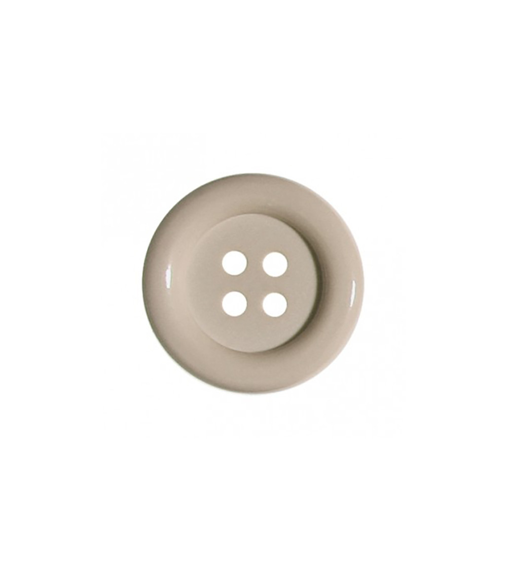 Clown button beige color