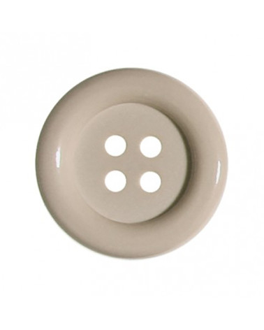 Clown button beige color