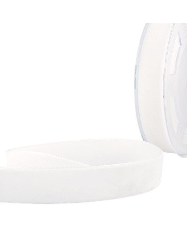 10m reel High density white velvet