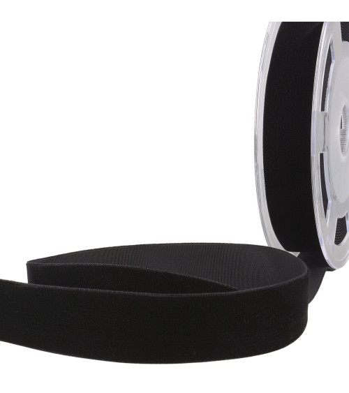 10m reel High density black velvet