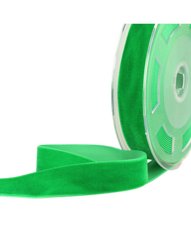 10m spool High density dark green velvet