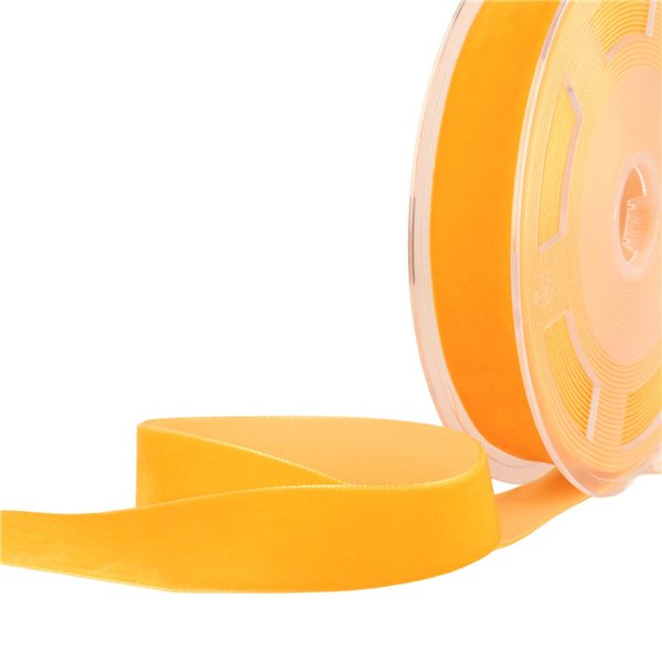 Bobine 10m Velours haute densité écru orange