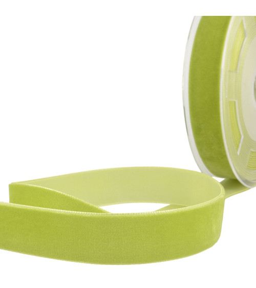 10m reel High density anise green velvet