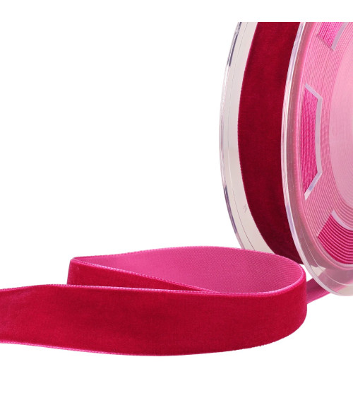 10m spool High density black/pink velvet