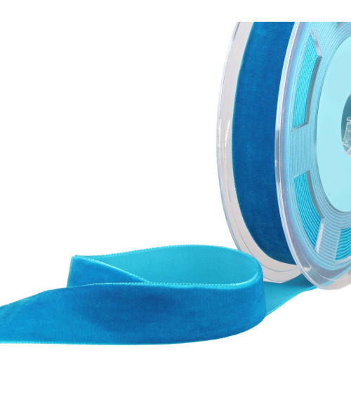 10m reel High density burgundy blue velvet