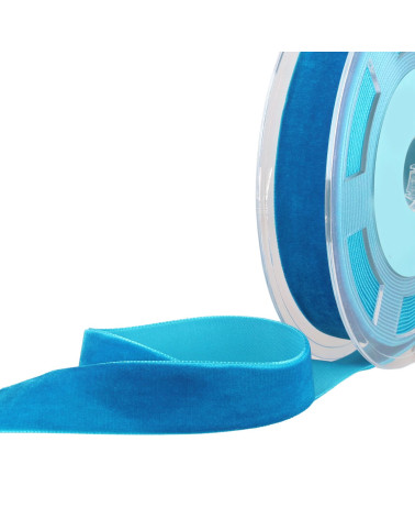 10m reel High density burgundy blue velvet