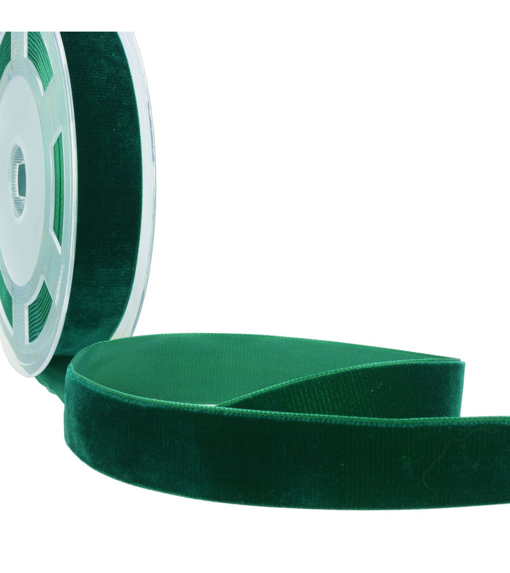 Bobine 10m Velours haute densité vert bouteille