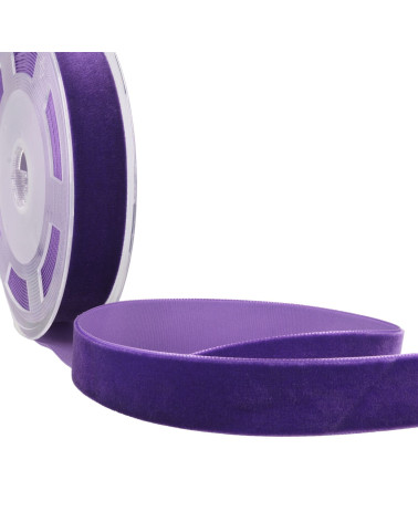 Bobine 10m Velours haute densité violet