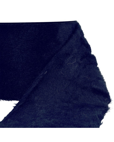 Bobina da 5 m Pelliccia acrilica blu scuro