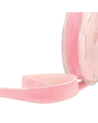 Pink high density velvet per meter