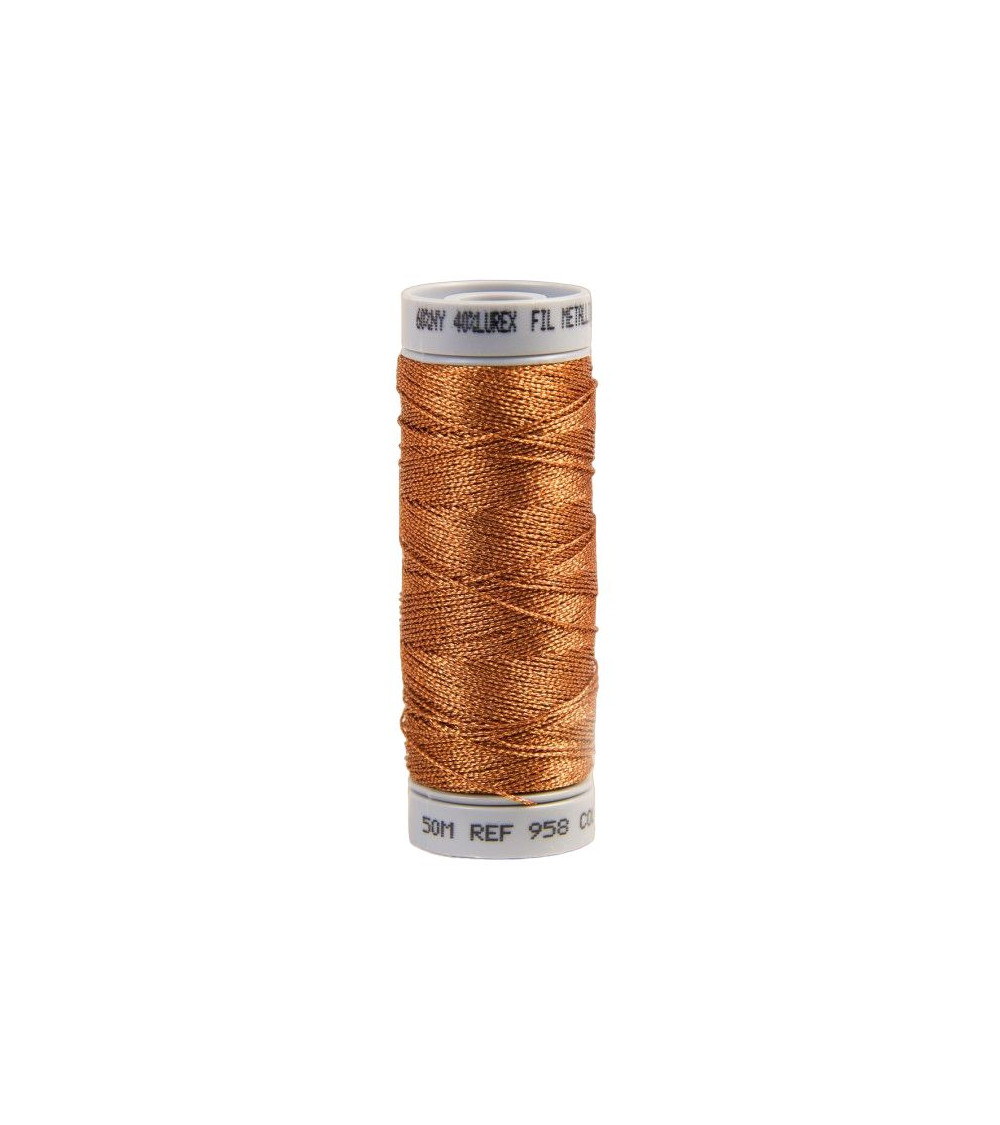 Strong sewing wire 50m copper made in France