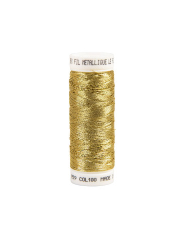 150 m Goldmetallicfaden, hergestellt in Frankreich