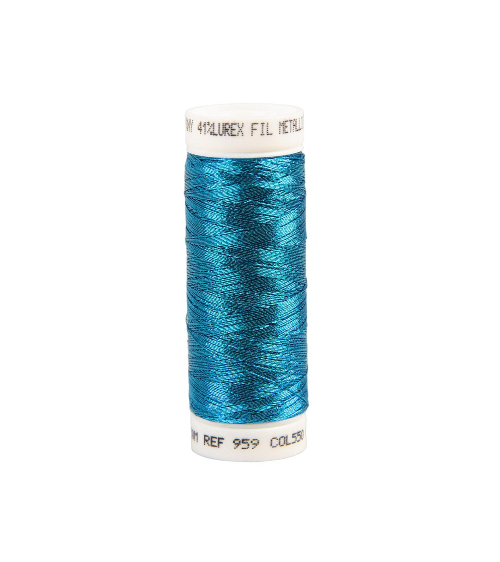 150 m tropisch-blauer Metallic-Garn, hergestellt in Frankreich