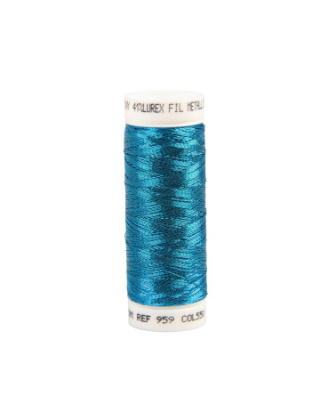 150 m tropisch-blauer Metallic-Garn, hergestellt in Frankreich