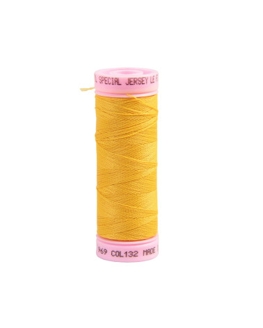 Special jersey yarn 140m wheat yellow made in France