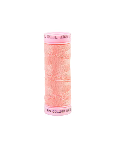 Hilo de jersey especial 140 m rosa azucarado fabricado en Francia