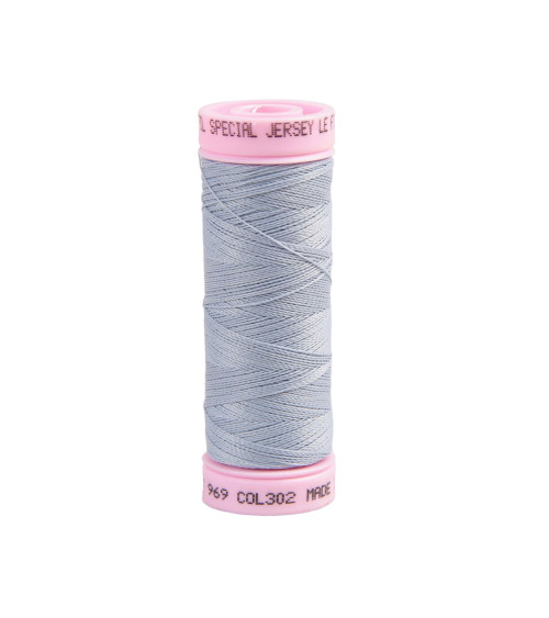 Special jersey yarn 140m baby blue made in France