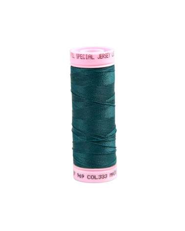Special jersey thread 140m pacific blue made in France