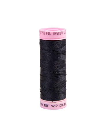 Hilo de jersey especial 140 m azul tinta fabricado en Francia