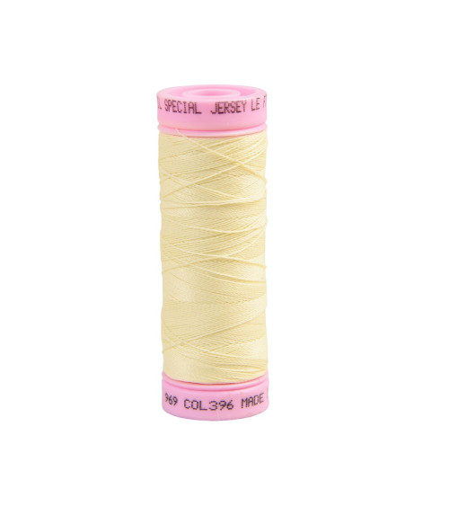 Special jersey yarn 140m frost white made in France