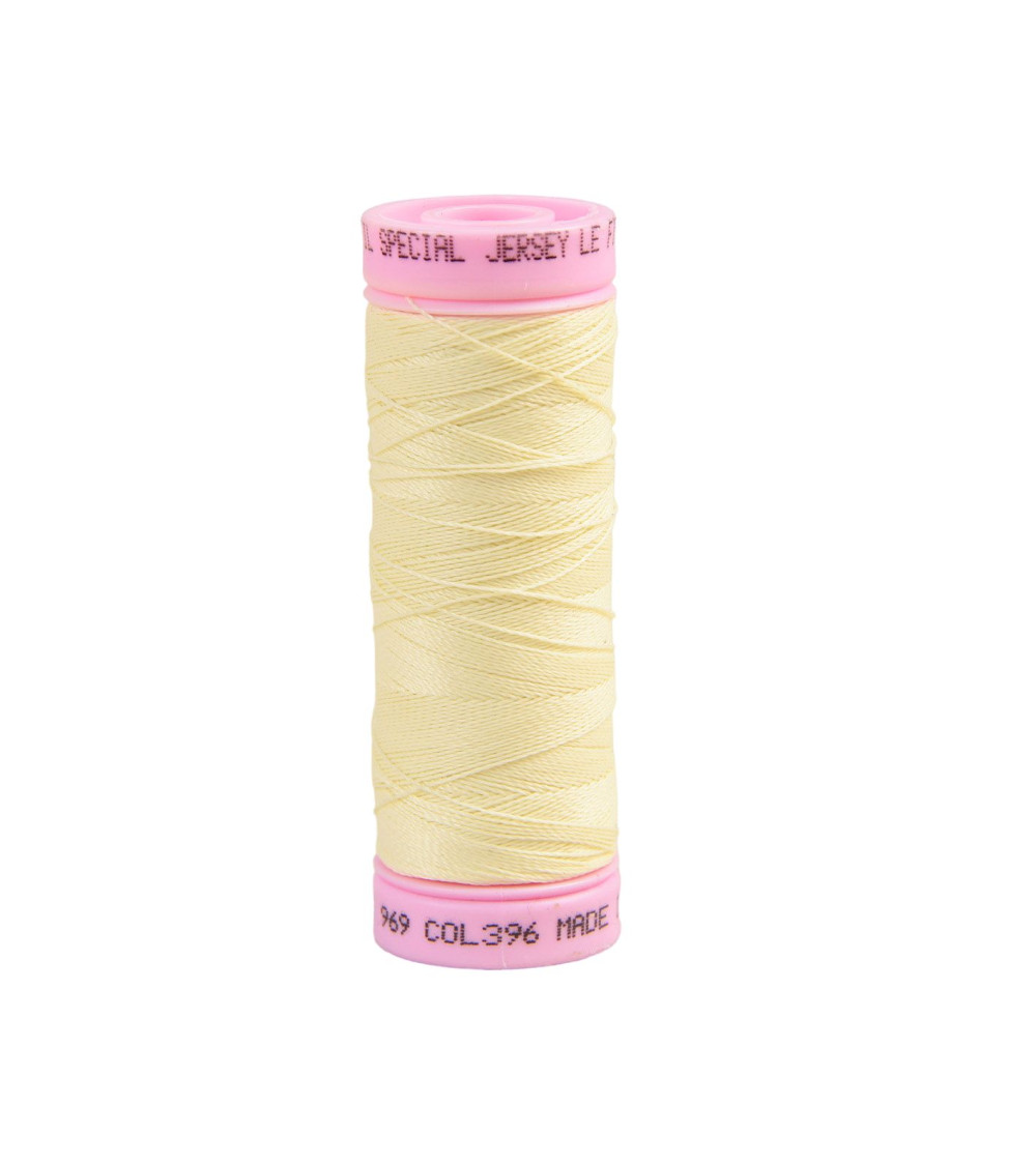 Special jersey yarn 140m frost white made in France
