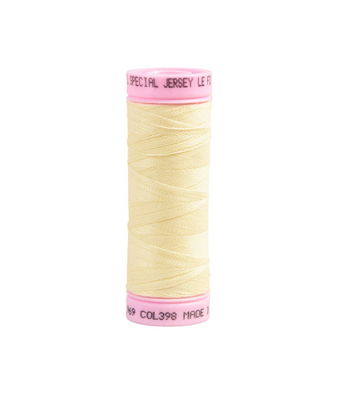 Special jersey yarn 140m cream made in France