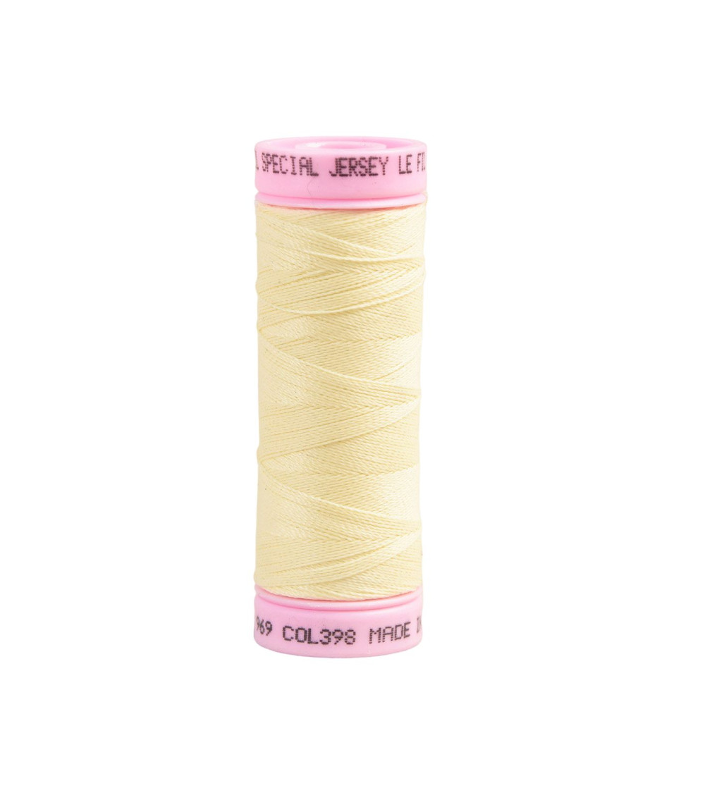 Special jersey yarn 140m cream made in France