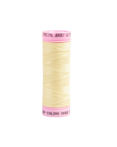 Special jersey yarn 140m cream made in France