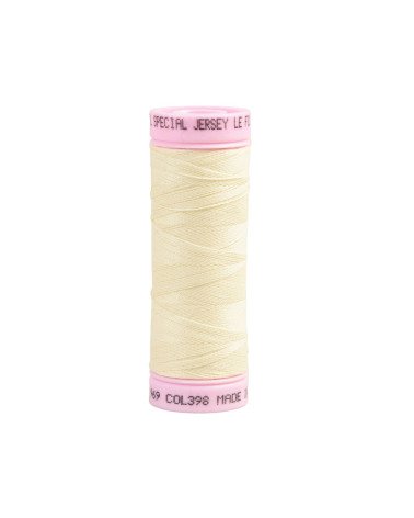 Special jersey yarn 140m ecru made in France
