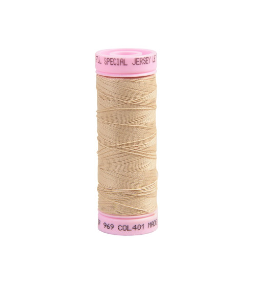 Special jersey yarn 140m beige made in France