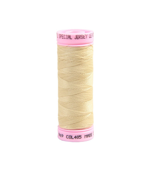 Special jersey yarn 140m beige made in France