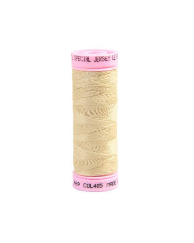 Special jersey yarn 140m beige made in France