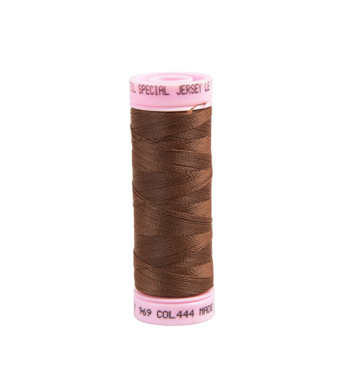 Special jersey yarn 140m brown made in France