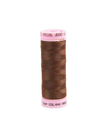 Special jersey yarn 140m brown made in France