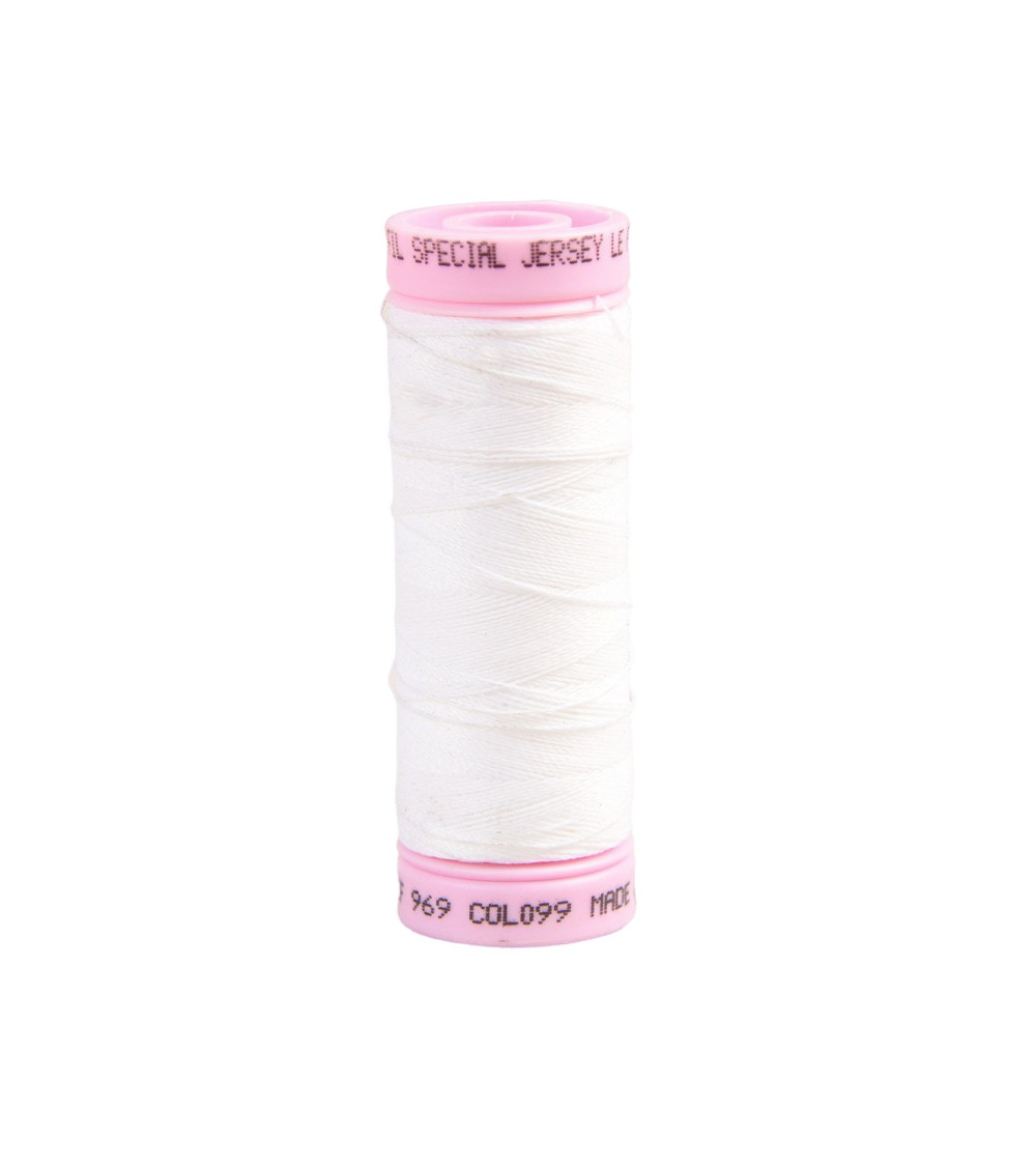 Special jersey yarn 140m white made in France