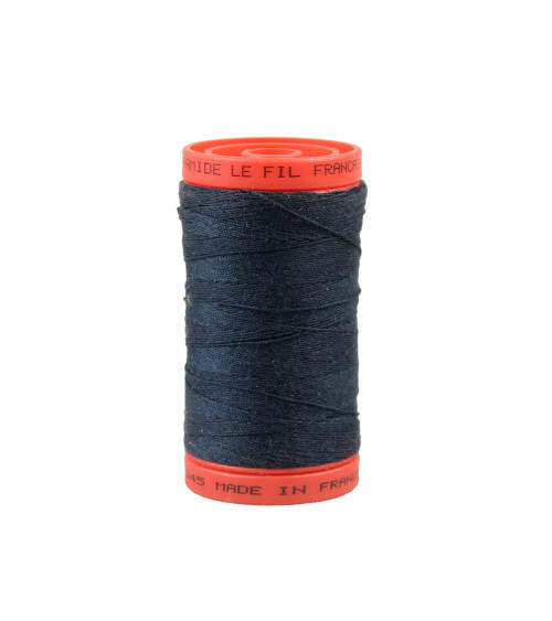 Fire-resistant thread 230m navy blue made in France