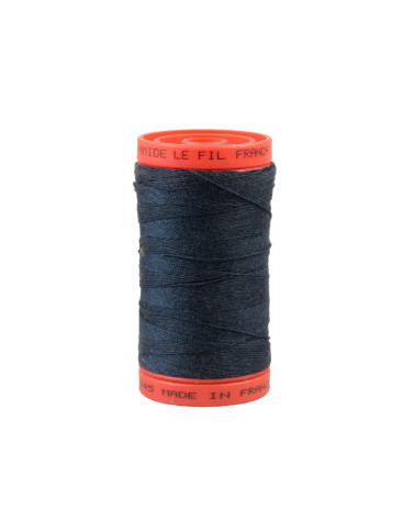 Fire-resistant thread 230m navy blue made in France