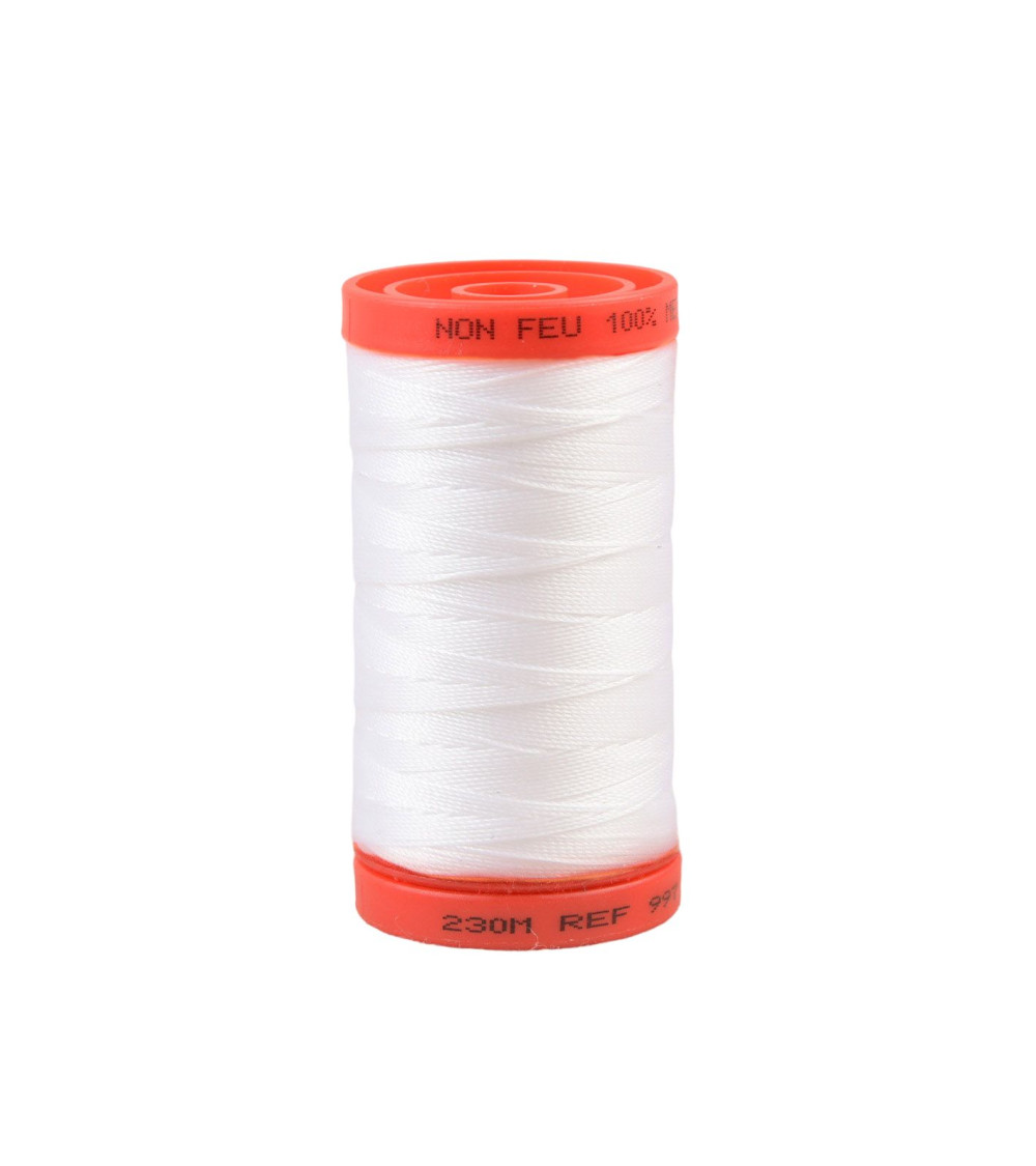 230m natural white fire retardant thread made in France