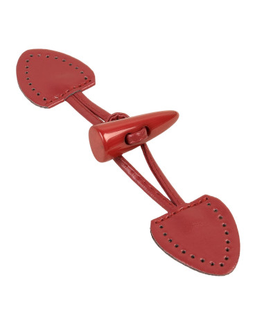 Brandenburger Faux-Vorloch 3,5x17cm bordeauxrot