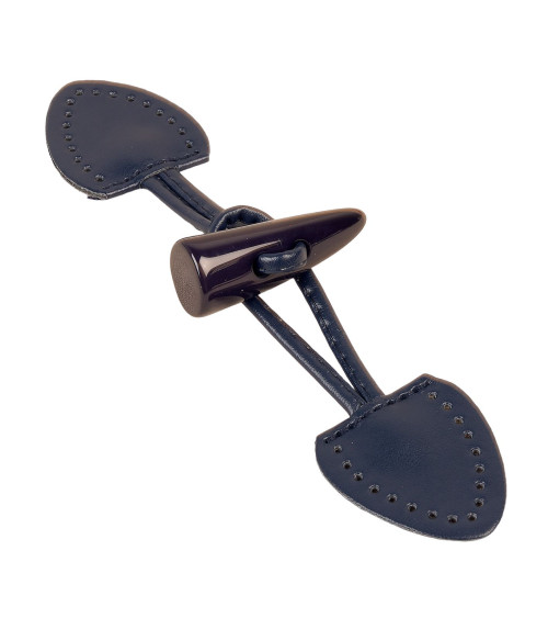 Pre-hole faux brandenburg 3.5x17cm navy blue