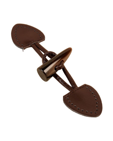 Pre-hole faux brandenburg 3.5x17cm brown