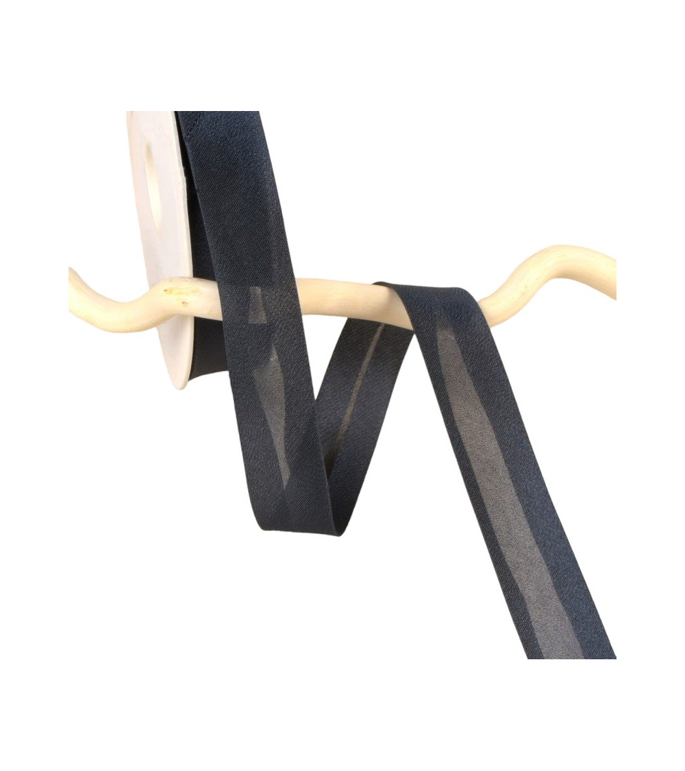 25-m-Spule aus schillerndem Metall, marineblau, 20 mm