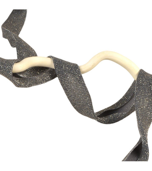 20m reel medium gray glitter bias 20mm